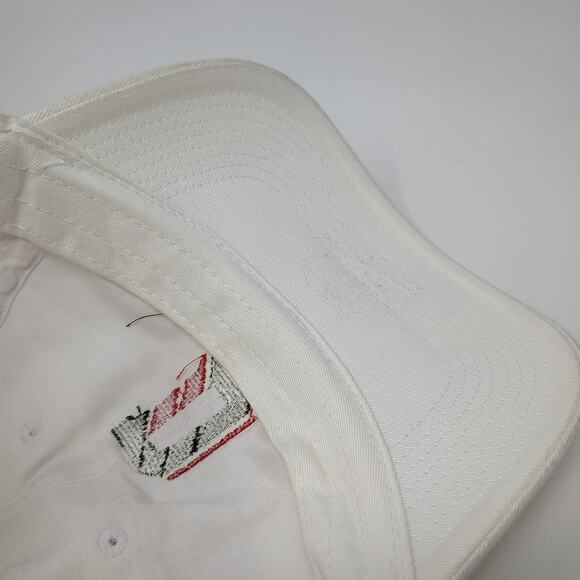 D Football Slideback Hat White One Size Embroidered Nike Heritage86 - Picture 8 of 10